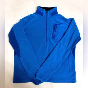 Men’s Marmot blue quarter zip. Size Large. In great condition.